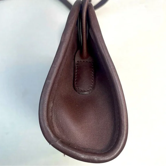 Rare Vintage Mahogany Coach Disco Crossbody Near Mint PRICE FIRM NWOT - Picture 3 of 16